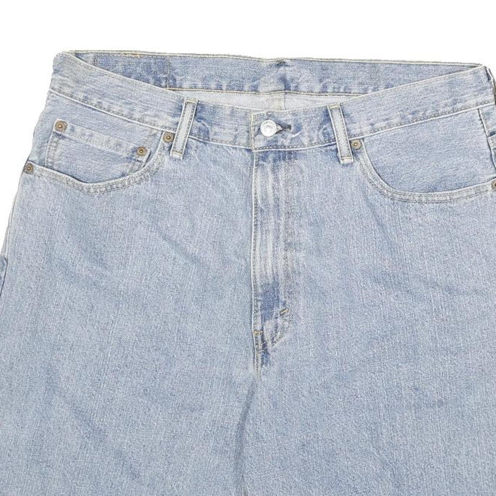 LEVI'S Mens Denim Shorts Blue 2XL W36 Classic Fit Five Pocket Style