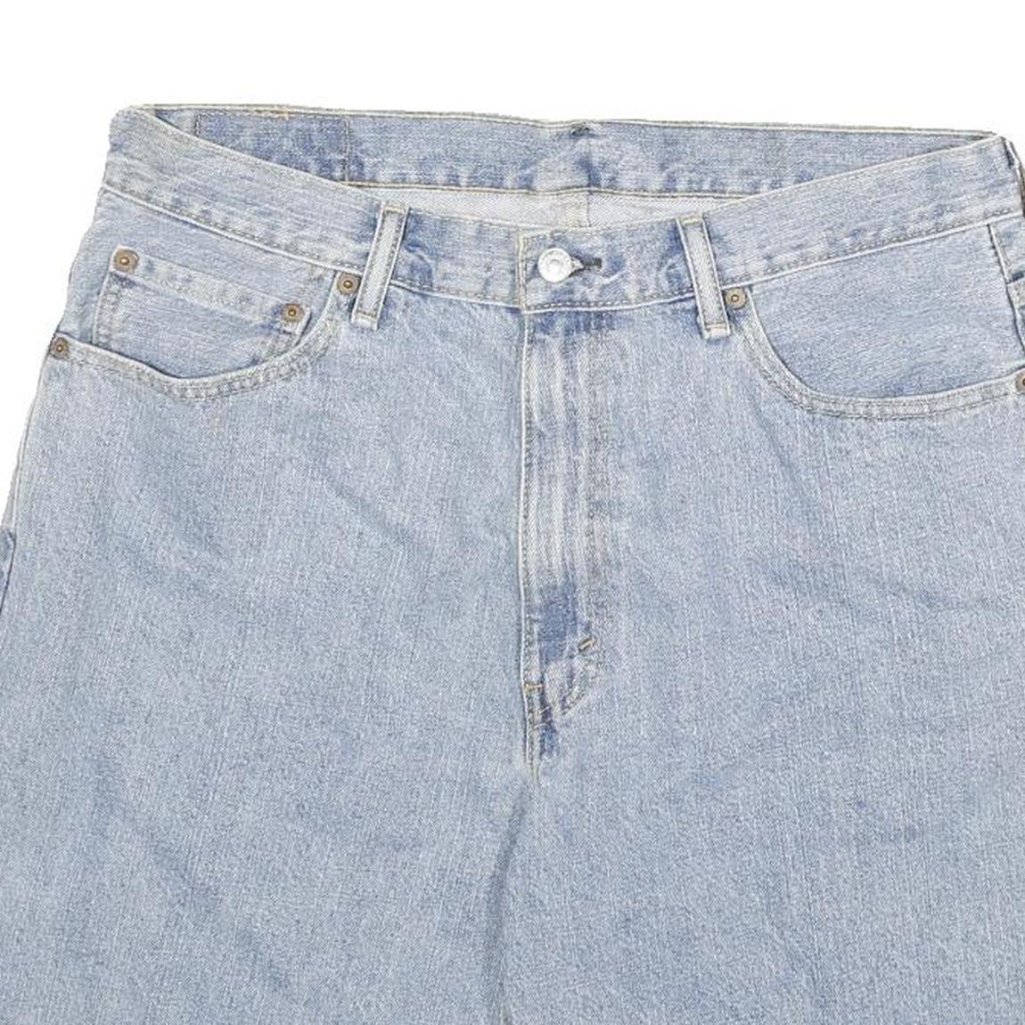 LEVI'S Mens Denim Shorts Blue 2XL W36 Classic Fit Five Pocket Style
