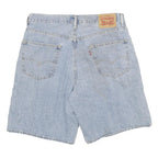 LEVI'S Mens Denim Shorts Blue 2XL W36 Classic Fit Five Pocket Style