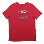 NAUTICA Mens Red Atlantic Sailing Club Graphic T-Shirt XL Short Sleeve Crew Neck