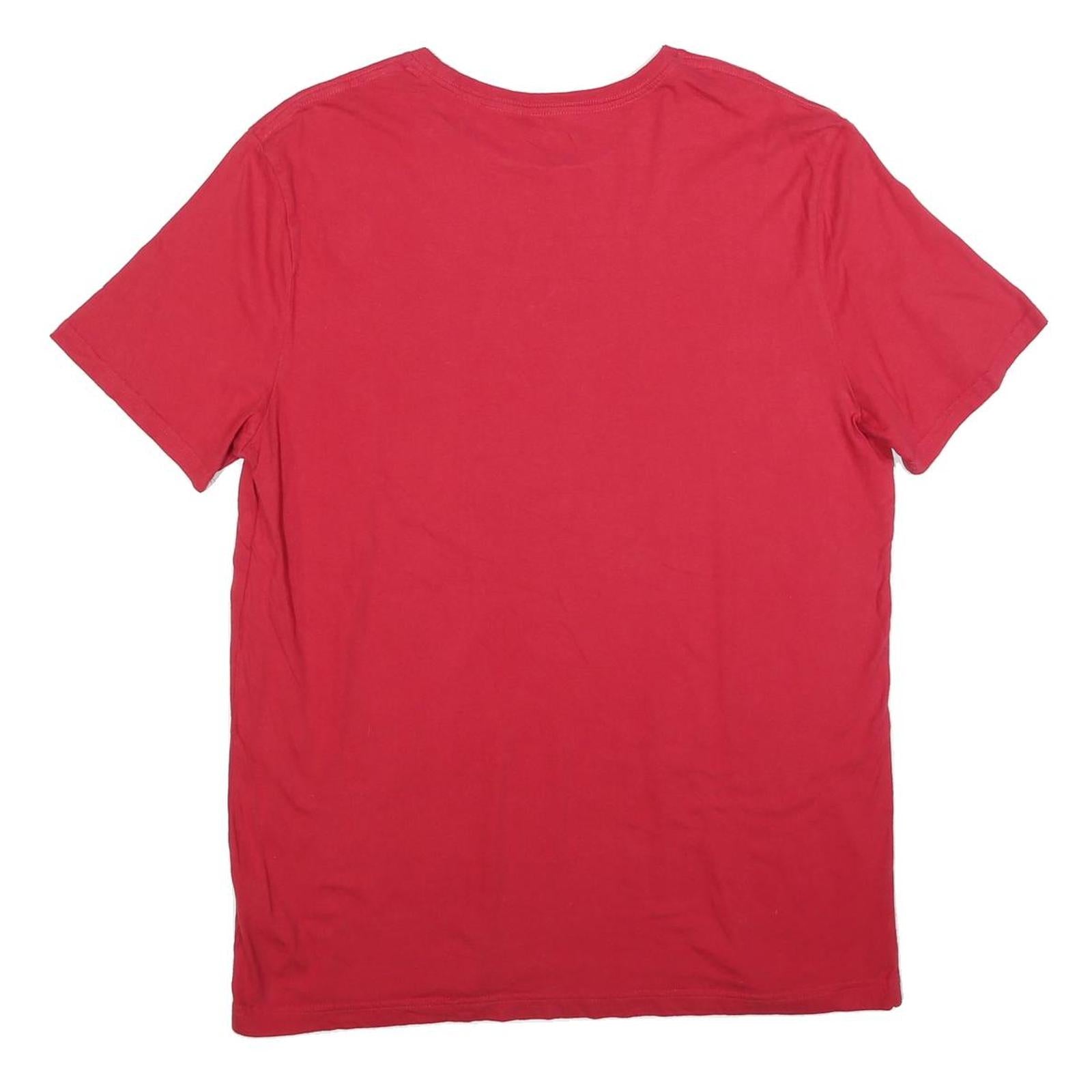 NAUTICA Mens Red Atlantic Sailing Club Graphic T-Shirt XL Short Sleeve Crew Neck