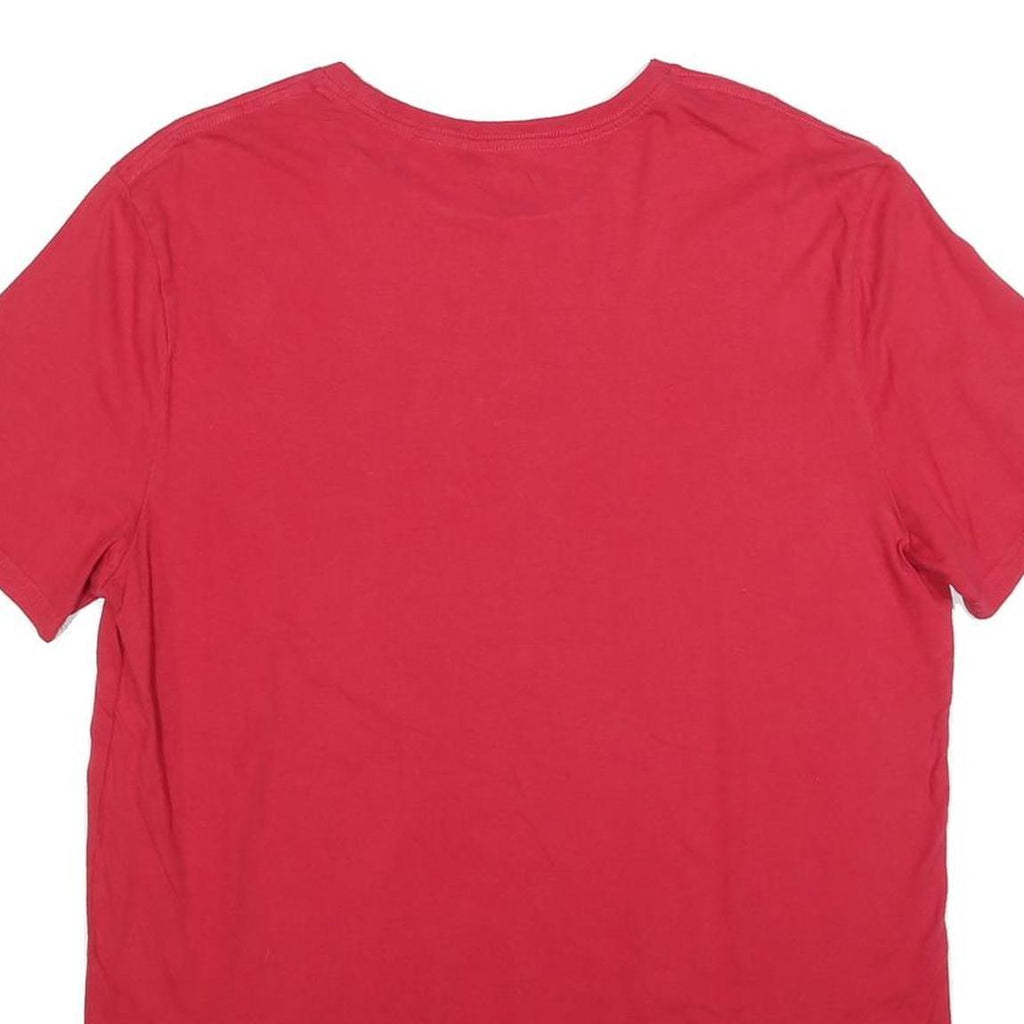 NAUTICA Mens Red Atlantic Sailing Club Graphic T-Shirt XL Short Sleeve Crew Neck