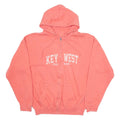 PACIFIC & COMPANY Key West Florida Womens Pink Hoodie Full Zip USA M