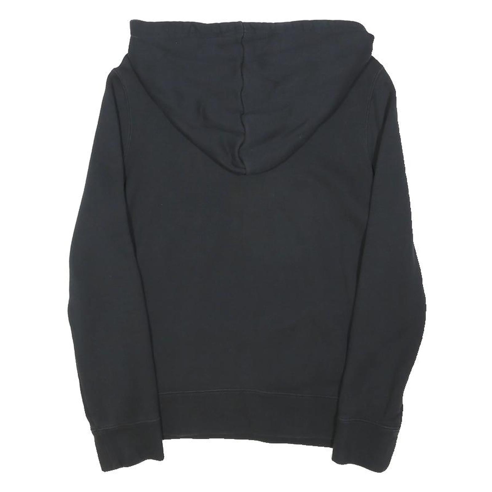 ADIDAS ORIGINALS Womens Black Hoodie UK 6 Cotton Blend Pullover Sportswear