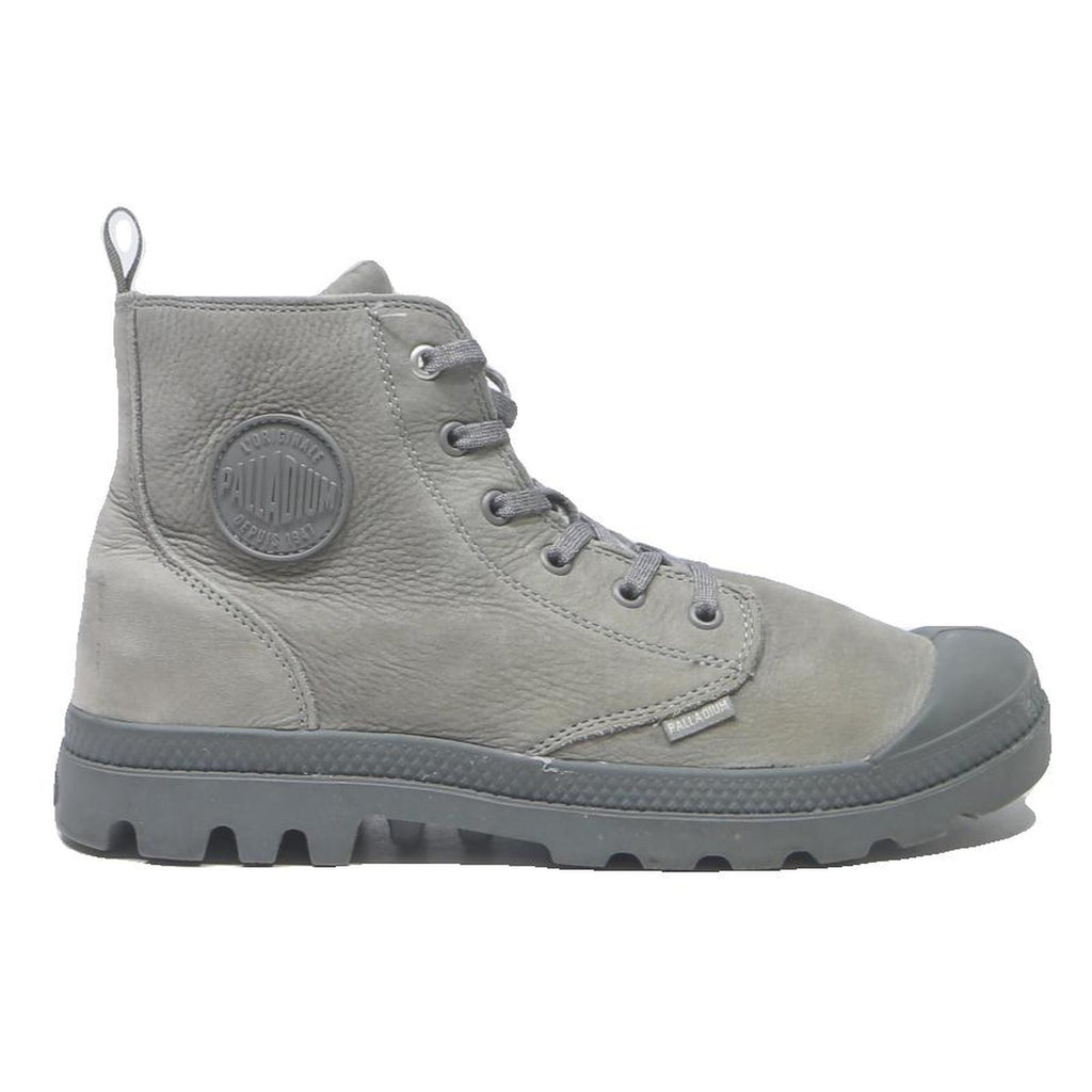 PALLADIUM Womens Lace-Up Boots Footwear Grey Synthetic UK 7 Comfort Style
