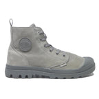 PALLADIUM Womens Lace-Up Boots Footwear Grey Synthetic UK 7 Comfort Style