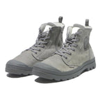 PALLADIUM Womens Lace-Up Boots Footwear Grey Synthetic UK 7 Comfort Style