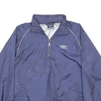 UMBRO Boys Blue Nylon Windbreaker XL Jacket Sportswear Zip Lightweight Trackwear