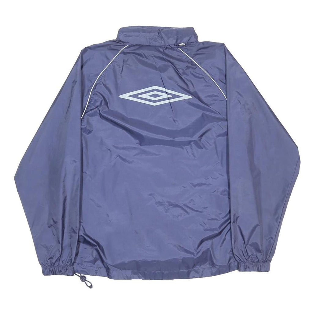UMBRO Boys Blue Nylon Windbreaker XL Jacket Sportswear Zip Lightweight Trackwear