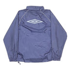 UMBRO Boys Blue Nylon Windbreaker XL Jacket Sportswear Zip Lightweight Trackwear