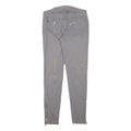 MICHAEL KORS Womens Cotton Blend Grey Slim Skinny Trousers W28 L29 Zip Pocketed