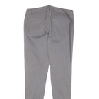 MICHAEL KORS Womens Cotton Blend Grey Slim Skinny Trousers W28 L29 Zip Pocketed