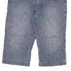 PIONEER Mens Shorts Blue Casual Denim 2XL W36 Cotton Blend Relaxed Fit