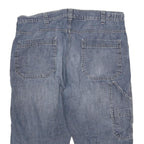 PIONEER Mens Shorts Blue Casual Denim 2XL W36 Cotton Blend Relaxed Fit