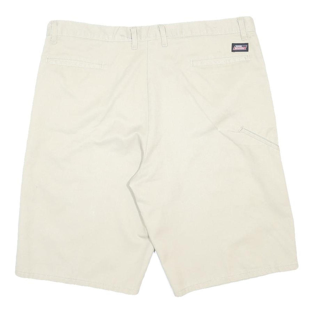 DICKIES Mens Shorts Beige Casual XL W40 Cotton Durable Workwear