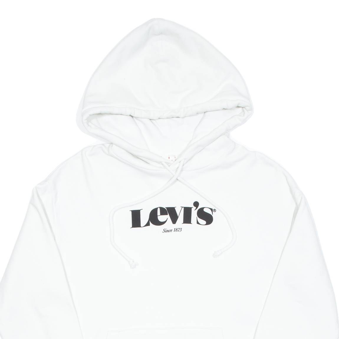 LEVI'S Mens White Hoodie S