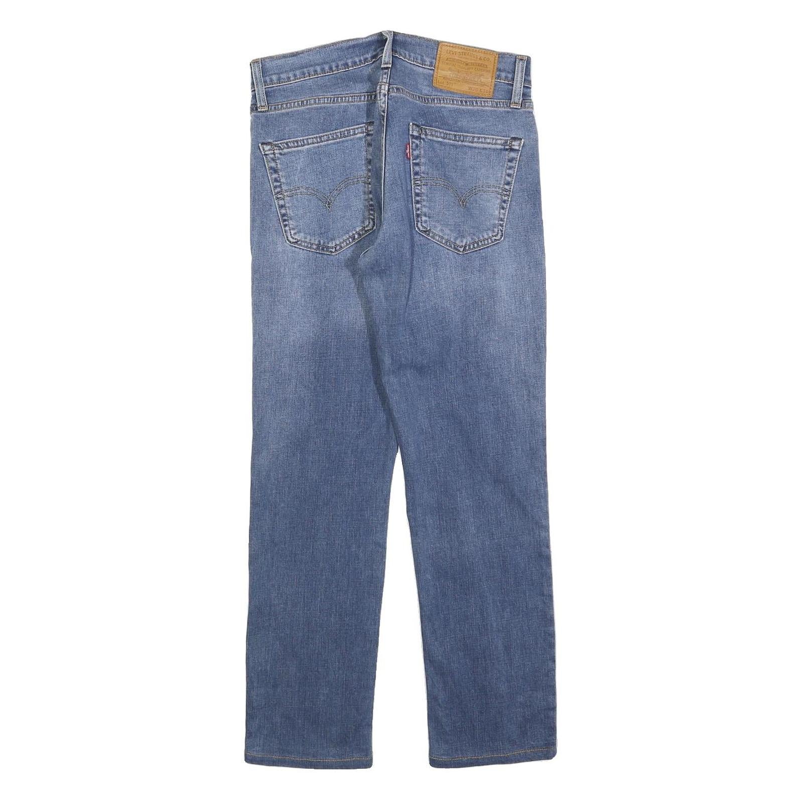 LEVI'S 511 BIG E Mens Jeans Blue Slim Straight Denim Medium W30 L27 Classic Fit