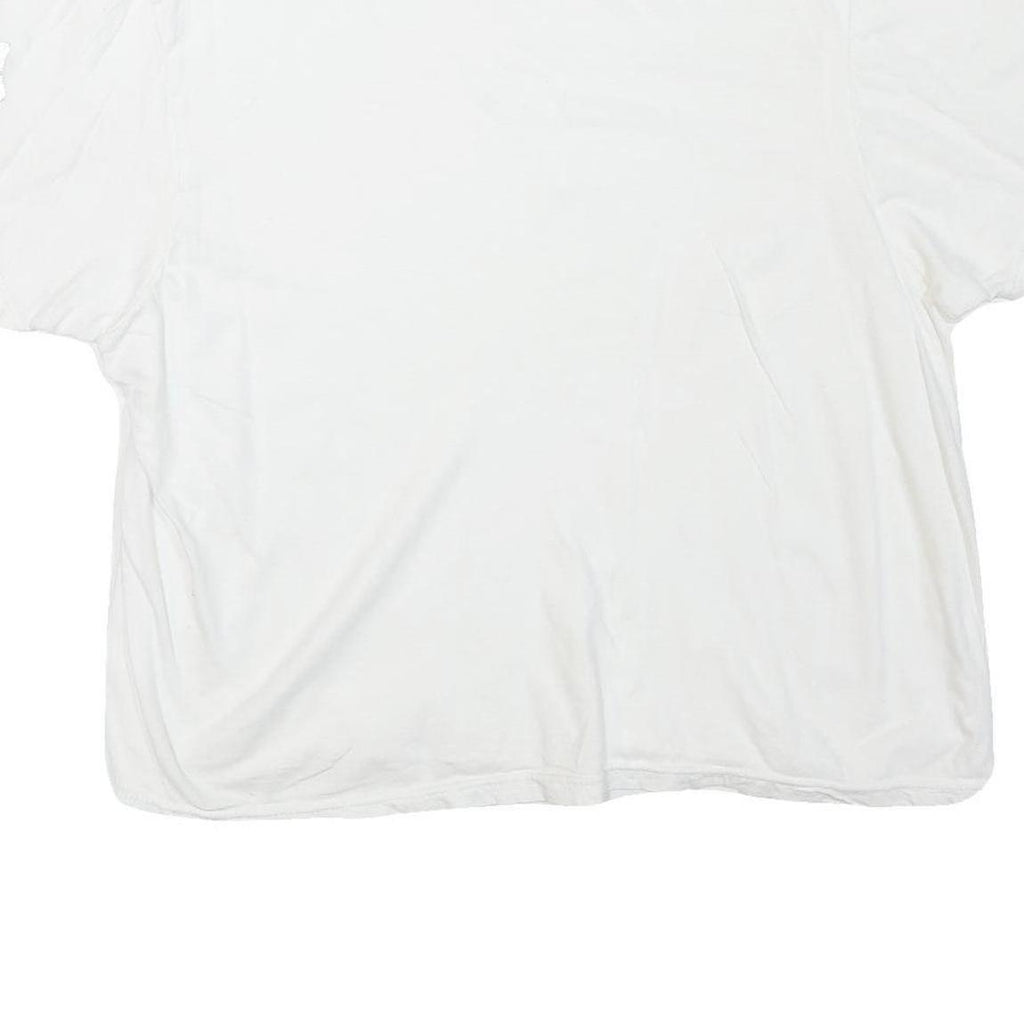 TRUE RELIGION Womens White Graphic T-Shirt L Short Sleeve Crew Neck Logo