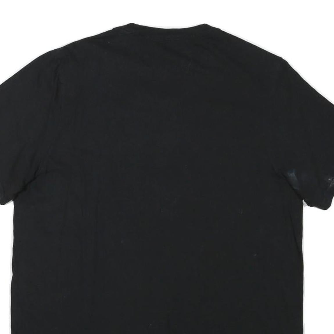 ADIDAS Mens Black Classic Graphic T-Shirt M Short Sleeve Crew Neck Cotton Blend