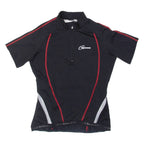 GONSO Cycling Womens Jersey Black 1/4 Zip UK 12