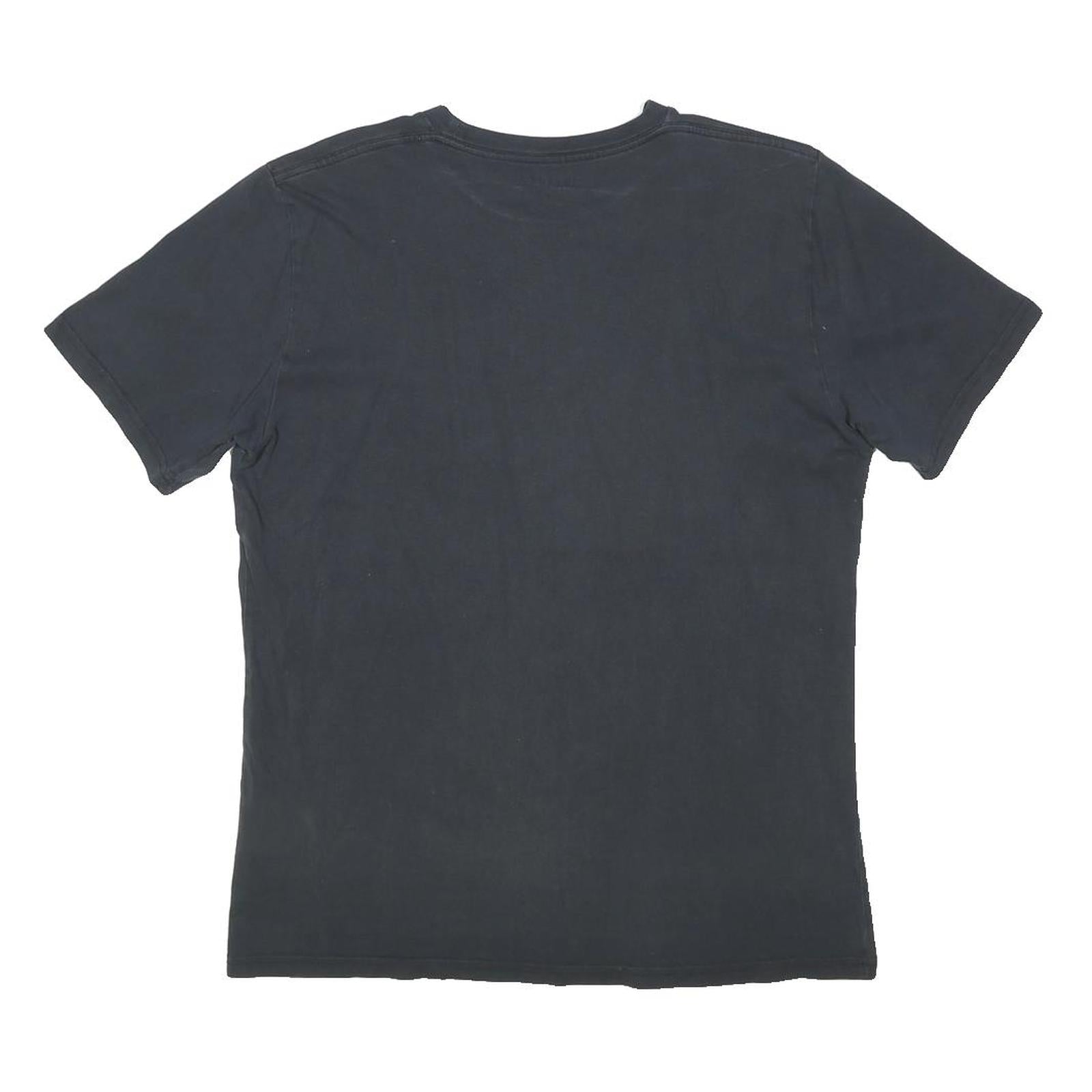 CARHARTT WIP Mens Black Cotton Blend Graphic T-Shirt L Short Sleeve Crew Neck