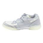 REEBOK Workout Plus Womens Leather Grey White UK 5 Classic Trainers Footwear