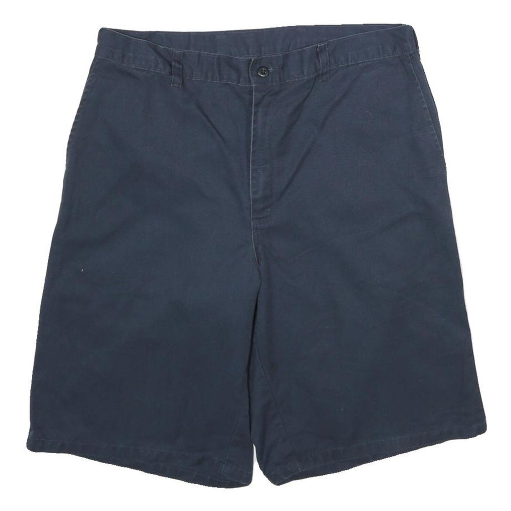 DICKIES Mens Shorts Navy Casual L W34 Workwear Polyester Blend