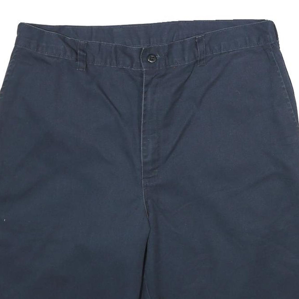 DICKIES Mens Shorts Navy Casual L W34 Workwear Polyester Blend