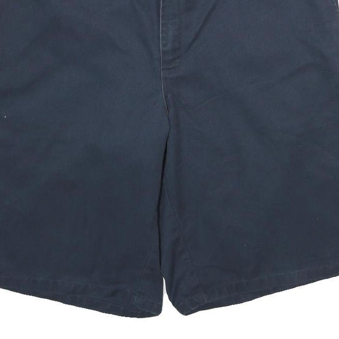DICKIES Mens Shorts Navy Casual L W34 Workwear Polyester Blend