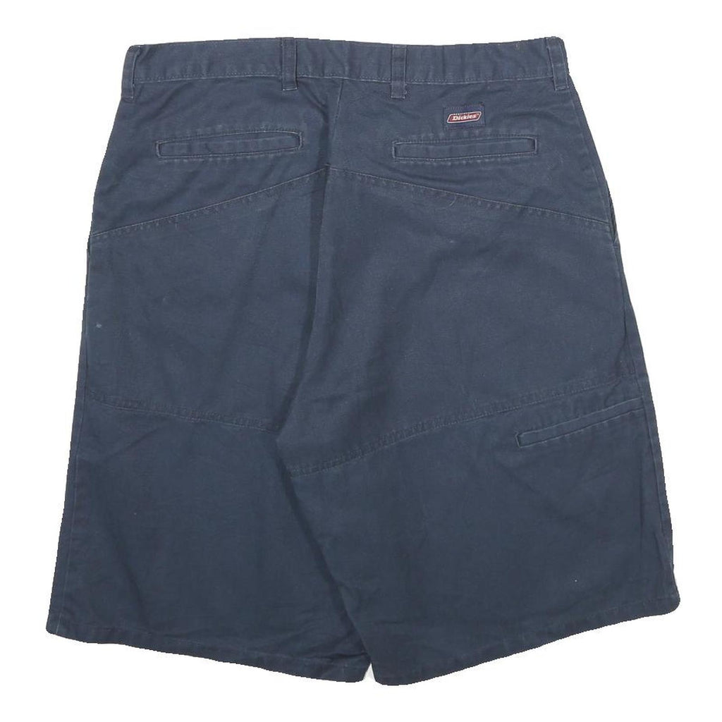 DICKIES Mens Shorts Navy Casual L W34 Workwear Polyester Blend