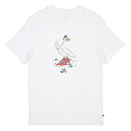 NIKE SB Mens White Cartoon Graphic Short Sleeve Crew Neck T-Shirt S