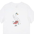 NIKE SB Mens White Cartoon Graphic Short Sleeve Crew Neck T-Shirt S