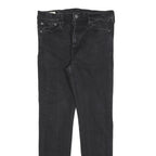 LEVI'S 510 BIG E Mens Jeans Black Slim Skinny Denim W33 L29 Slim Fit Zip