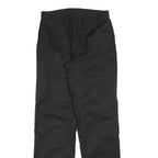RED KAP Womens Cotton Blend Black Regular Fit Straight Leg Trousers W30 L32