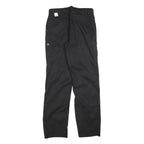 RED KAP Womens Cotton Blend Black Regular Fit Straight Leg Trousers W30 L32