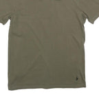 TIMBERLAND Mens Green S Cotton T-Shirt Short Sleeve Crew Neck Logo Graphic