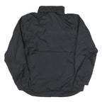 UMBRO Mens Black Trainer Zip Jacket S Polyester Blend Plain Lightweight Sports