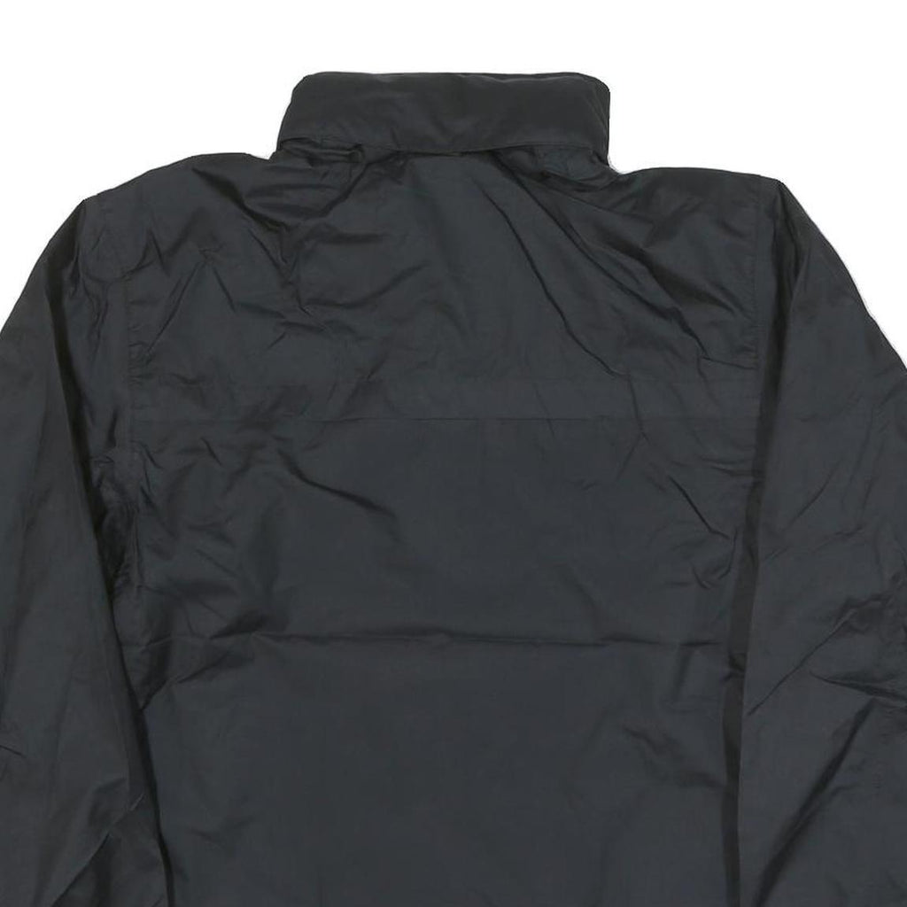 UMBRO Mens Black Trainer Zip Jacket S Polyester Blend Plain Lightweight Sports