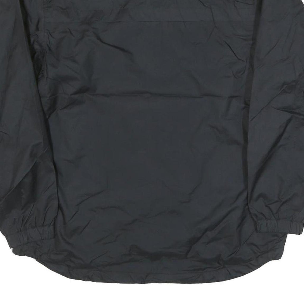 UMBRO Mens Black Trainer Zip Jacket S Polyester Blend Plain Lightweight Sports