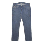 TRUE RELIGION Mens Jeans Blue Slim Skinny Denim Medium W38 L33 Stylish Casual