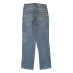 DICKIES Womens Jeans Blue Regular Straight Denim Medium W30 L32 Workwear
