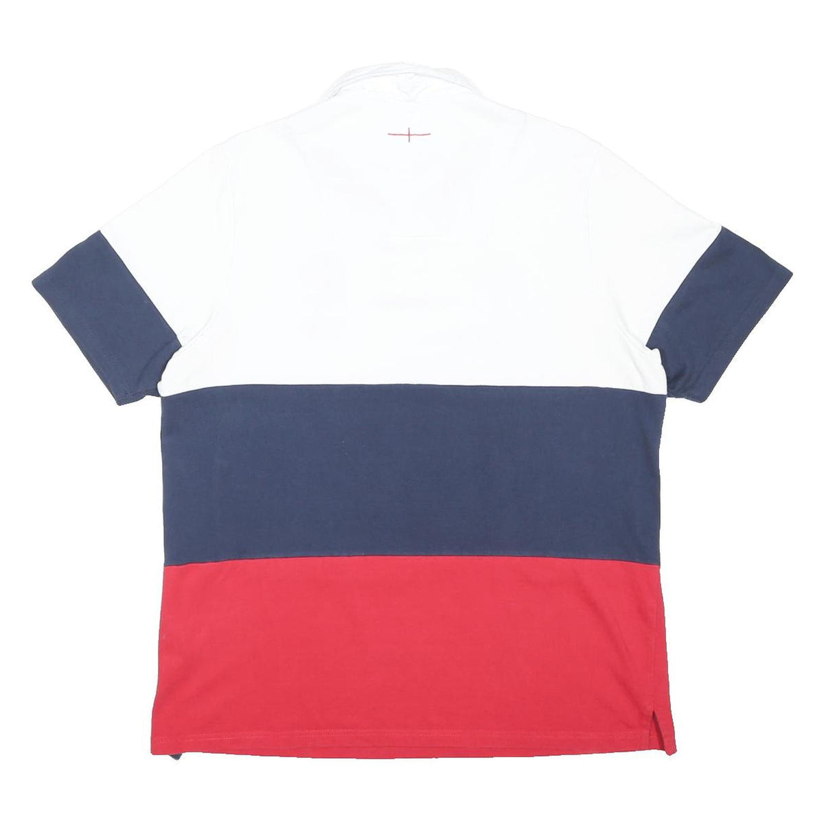OFFICIAL LICENSED PRODUCT Mens White Navy & Red England Rugby Short Sleeve Polo