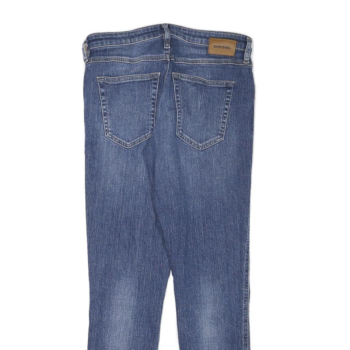 DIESEL Womens Jeans Blue Slim Skinny Denim Medium W28 L27 Classic Zip Pocket