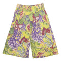 PRIORITY Fruits Print Womens Casual Shorts Green Relaxed S W26
