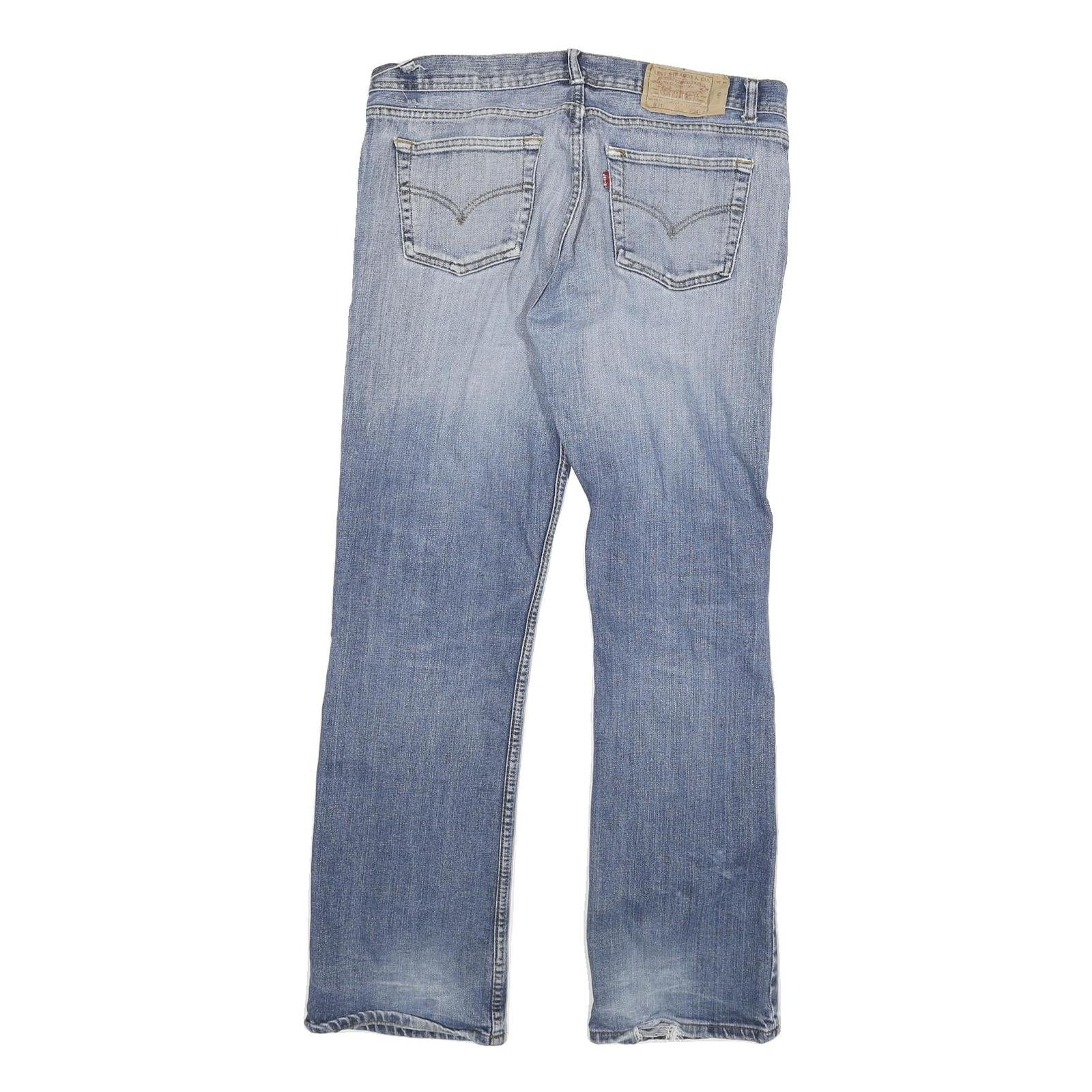 LEVI'S 501 Mens Jeans Blue Regular Straight Denim Medium W34 L30 Classic Button