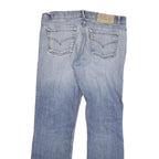 LEVI'S 501 Mens Jeans Blue Regular Straight Denim Medium W34 L30 Classic Button