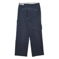 DICKIES Mens Cotton Blend Navy Relaxed Straight Trousers W30 L30 Workwear Cargo