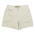 NO EXCUSES Womens Shorts Cream Casual Plain M W30 Cotton Blend Summer