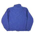 HARBOR BAY Mens Blue Polyester Blend Jacket 2XL Zip Up Outdoor Warm