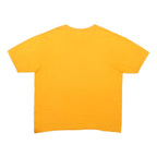 TOMMY JEANS Mens Yellow Graphic T-Shirt L Short Sleeve Crew Neck Cotton